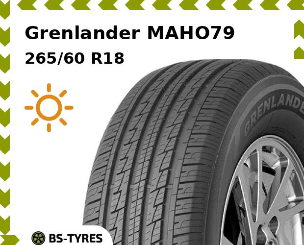 

Летние шины Grenlander, MAHO79 265/60 R18 110H