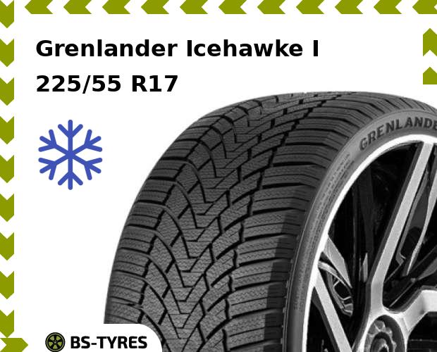 

Зимние шины Grenlander, Icehawke I 225/55 R17 101H