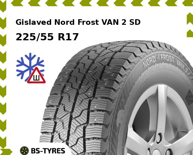 

Зимние шины Gislaved, Nord Frost VAN 2 SD 225/55 R17C 109/107R