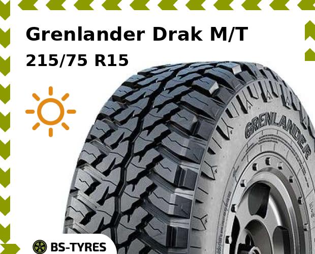 

Летние шины Grenlander, Drak M/T 215/75 R15C 100/97Q