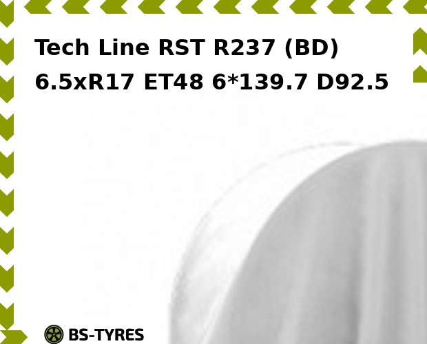

Колесный диск Tech Line, Tech-line RST R237 (BD) 6.5xR17 ET48 6*139.7 D92.5