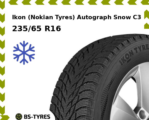 

Зимние шины Ikon (Nokian Tyres), Autograph Snow C3 235/65 R16C 121/119R