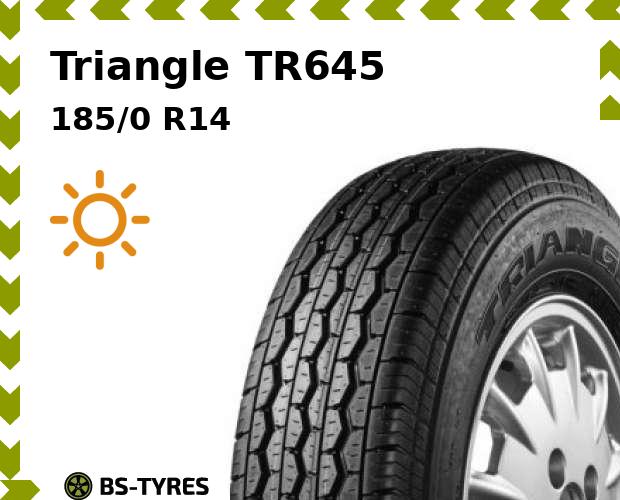 

Летние шины Triangle, TR645 185/0 R14C 102/100S