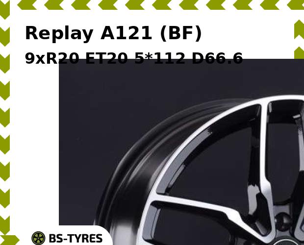 

Колесный диск Replay, A121 (BF) 9xR20 ET20 5*112 D66.6