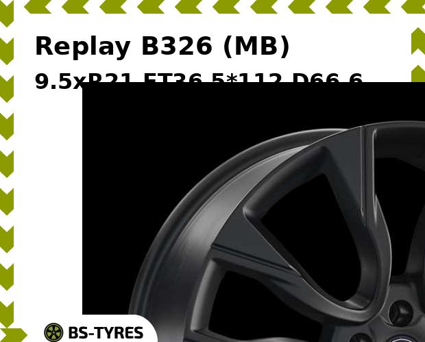 

Колесный диск Replay, B326 (MB) 9.5xR21 ET36 5*112 D66.6