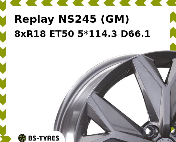 

Колесный диск Replay, NS245 (GM) 8xR18 ET50 5*114.3 D66.1