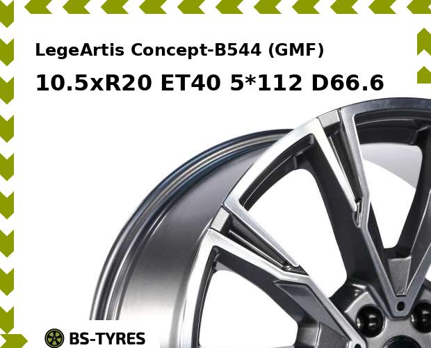 

Колесный диск LegeArtis, Concept-B544 (GMF) 10.5xR20 ET40 5*112 D66.6
