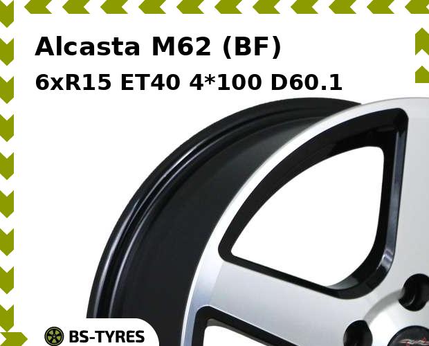 

Колесный диск Alcasta, M62 (BF) 6xR15 ET40 4*100 D60.1