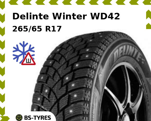 

Зимние шины Delinte, Winter WD42 265/65 R17 116T