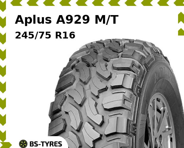 

Летние шины Aplus, A929 M/T 245/75 R16C 120/116S