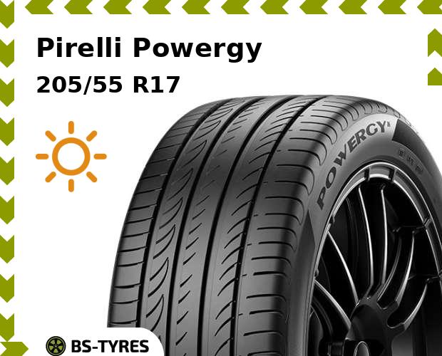 

Летние шины Pirelli, Powergy 205/55 R17 95V