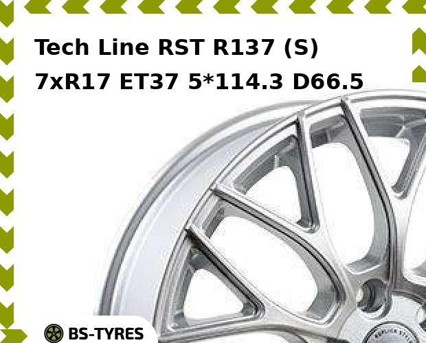 

Колесный диск Tech Line, Tech-line RST R137 (S) 7xR17 ET37 5*114.3 D66.5