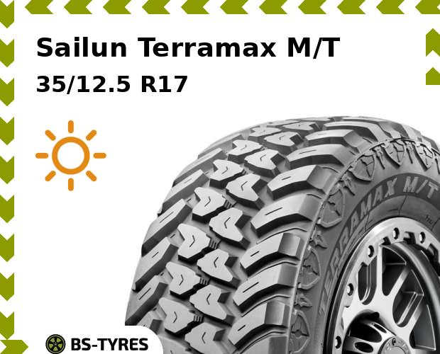 

Летние шины Sailun, Terramax M/T 35/12.5 R17 121Q