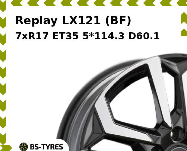 

Колесный диск Replay, LX121 (BF) 7xR17 ET35 5*114.3 D60.1