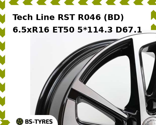 

Колесный диск Tech Line, Tech-line RST R046 (BD) 6.5xR16 ET50 5*114.3 D67.1