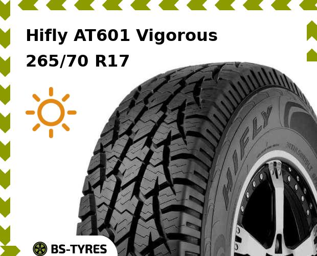 

Летние шины Hifly, AT601 Vigorous 265/70 R17 115T