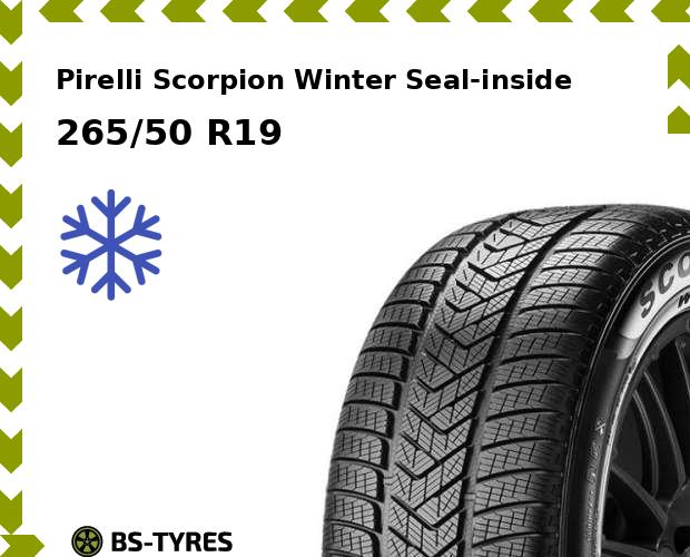 

Зимние шины Pirelli, Scorpion Winter Seal-inside 265/50 R19 110V