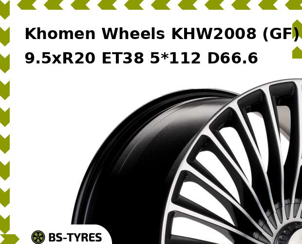 

Колесный диск Khomen Wheels, KHW2008 (GF) 9.5xR20 ET38 5*112 D66.6
