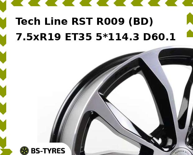 

Колесный диск Tech Line, Tech-line RST R009 (BD) 7.5xR19 ET35 5*114.3 D60.1
