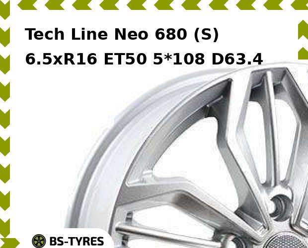 

Колесный диск Tech Line, Tech-line Neo 680 (S) 6.5xR16 ET50 5*108 D63.4