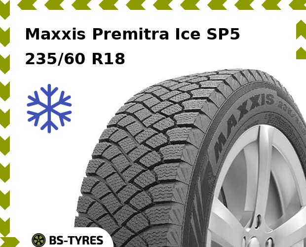 

Зимние шины Maxxis, Premitra Ice SP5 SUV 235/60 R18 107T