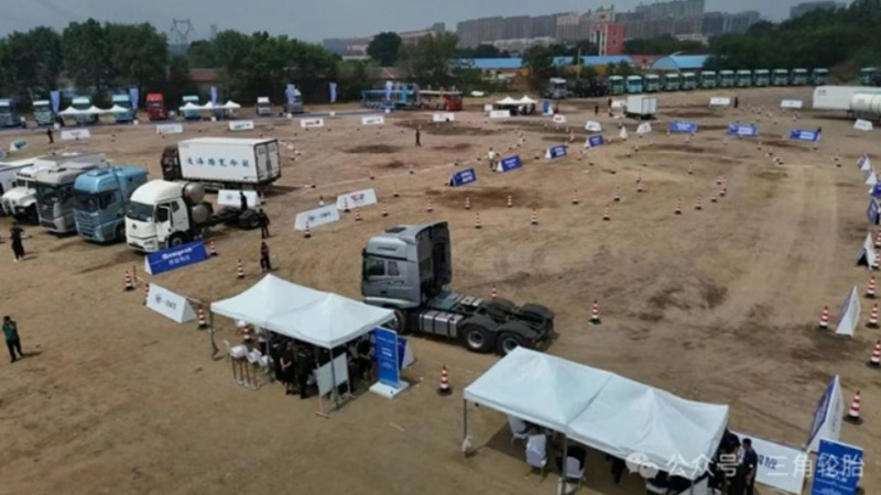 Triangle провела презентацию своей продукции во время престижной гонки грузовиков