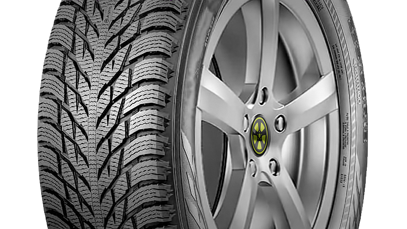 Протектор фрикционной шины скандинавского типа