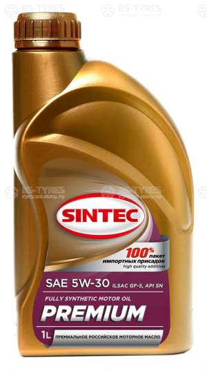 Моторное масло Sintec Премиум SAE 5W-30 ILSAC GF-5 API SN 1л