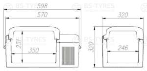 Компрессорный автохолодильник Alpicool C20