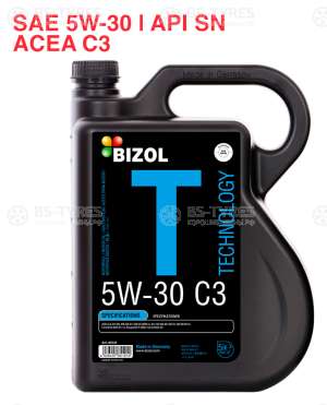 Моторное масло BIZOL Technology 5W-30  API SN, ACEA C3 5л