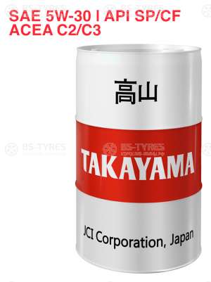 Масло моторное синтетическое TAKAYAMA SAE 5W-30 API SP/CF, ACEA C2/C3 200л
