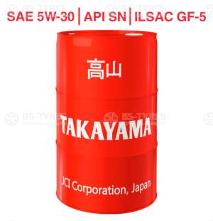 Масло моторное синтетическое TAKAYAMA SAE 5W-40, API SN/CF, ACEA A3/B4 60л бочка
