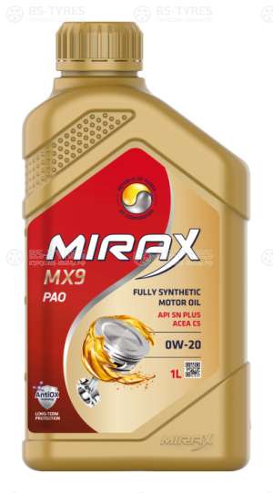 MIRAX MX9 SAE 0W-20 ACEA C5 API SN plus 1л