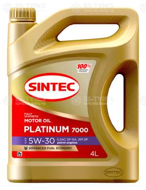 Sintec PLATINUM 7000 SAE 5W-30 ILSAC GF-6A 4л