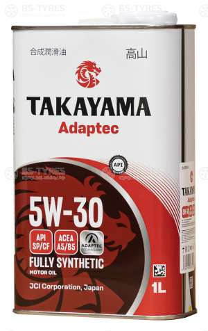 Takayama Adaptec 5W-30 ACEA A5/B5 API SP/CF 1л металл