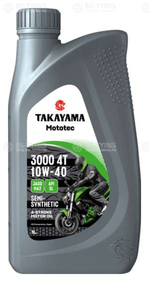 TAKAYAMA Mototec 3000 4T SAE 10W-40 API SL JASO MA-2 1л пластик