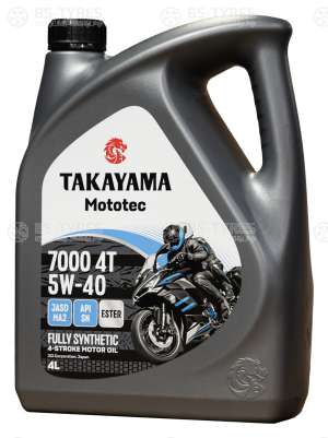 Takayama Mototec 7000 4T  5W-40 API SN JASO MA2 4л